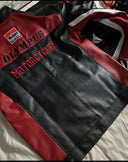 Olympus Motorcycles Leather Jacket – Premium Black & Red Biker Jacket for Men | Riding Gear for Motorcyclists