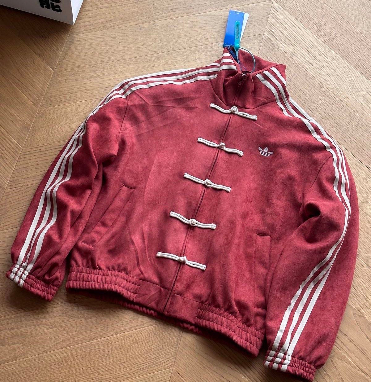 CNY Inspired Suede Track Jacket for Men | Premium Suede Finish | Chinese Knot Button Jacket | Streetwear Winter Jacket