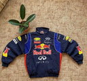 Red Bull Vintage Embroidered Jacket | Classic Motorsport Apparel (Embroidered)