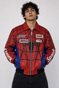 spiderman web racing jacket