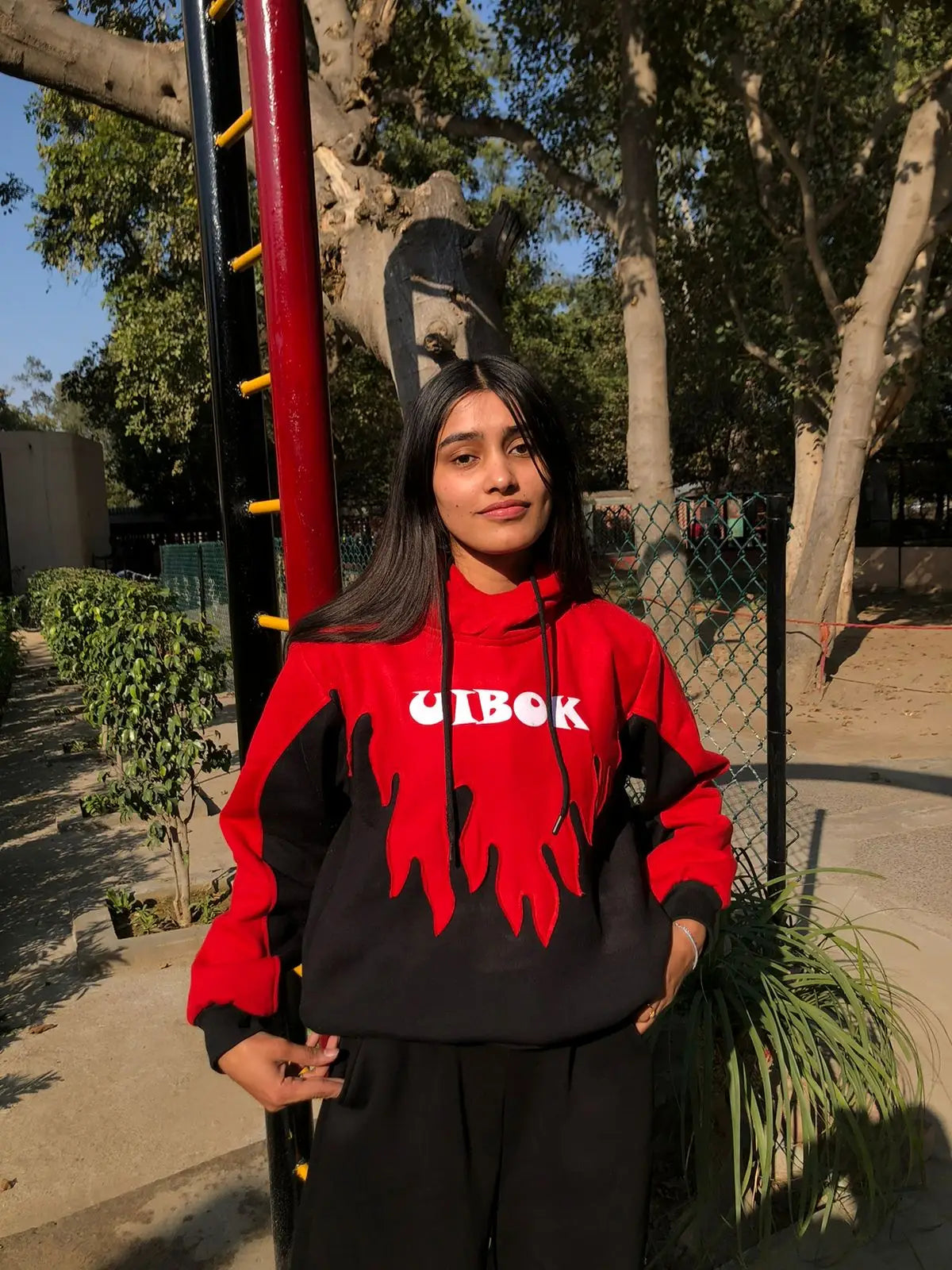 Unisex Flame Hoodie