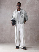 Unisex Premium Knife Pleat Track Pants | Relaxed Fit Wide Leg Casual Trousers | Stylish Solid Track Pants for Daily Wear & Streetwear
