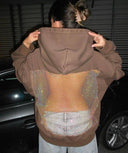 Luxe Back Oversized Hoodie – Premium Streetwear Hoodie for Women