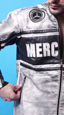 Mercedes Spray Paint Streetwear Jacket Unisex| Premium Motorsport-Inspired Racing Jacket