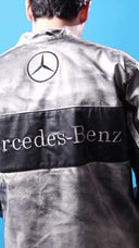 Mercedes Spray Paint Streetwear Jacket Unisex| Premium Motorsport-Inspired Racing Jacket