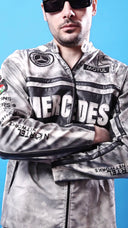 Mercedes Spray Paint Streetwear Jacket Unisex| Premium Motorsport-Inspired Racing Jacket